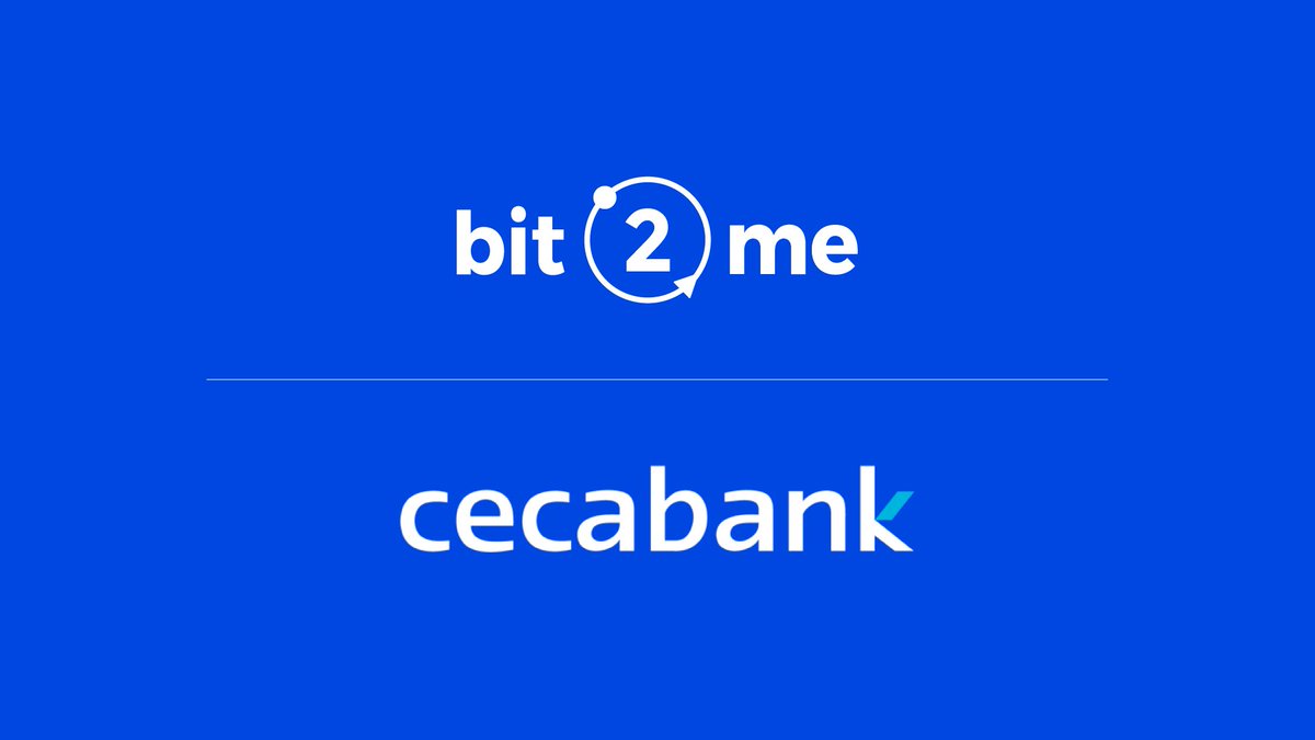 bit2me's tweet photo. Cecabank 🤝 Bit2Me
@Cecabank_es ha formalizado una alianza con Bit2Me, con una inversión participativa en el capital de Bit2Me, como parte del programa Inizia.
1/3 https://t.co/nm1Skgtygl