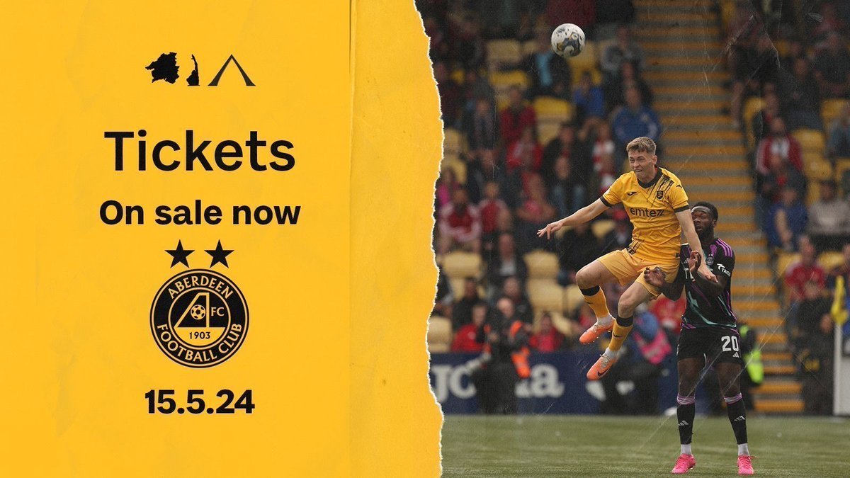 🎟️ 𝐓𝐢𝐜𝐤𝐞𝐭𝐬 𝐨𝐧 𝐬𝐚𝐥𝐞 Tickets are available to purchase for our @cinchuk Premiership trip to @AberdeenFC on Wednesday. For full details to secure your seat!👇🏻 🖥️ buff.ly/3WDps2h