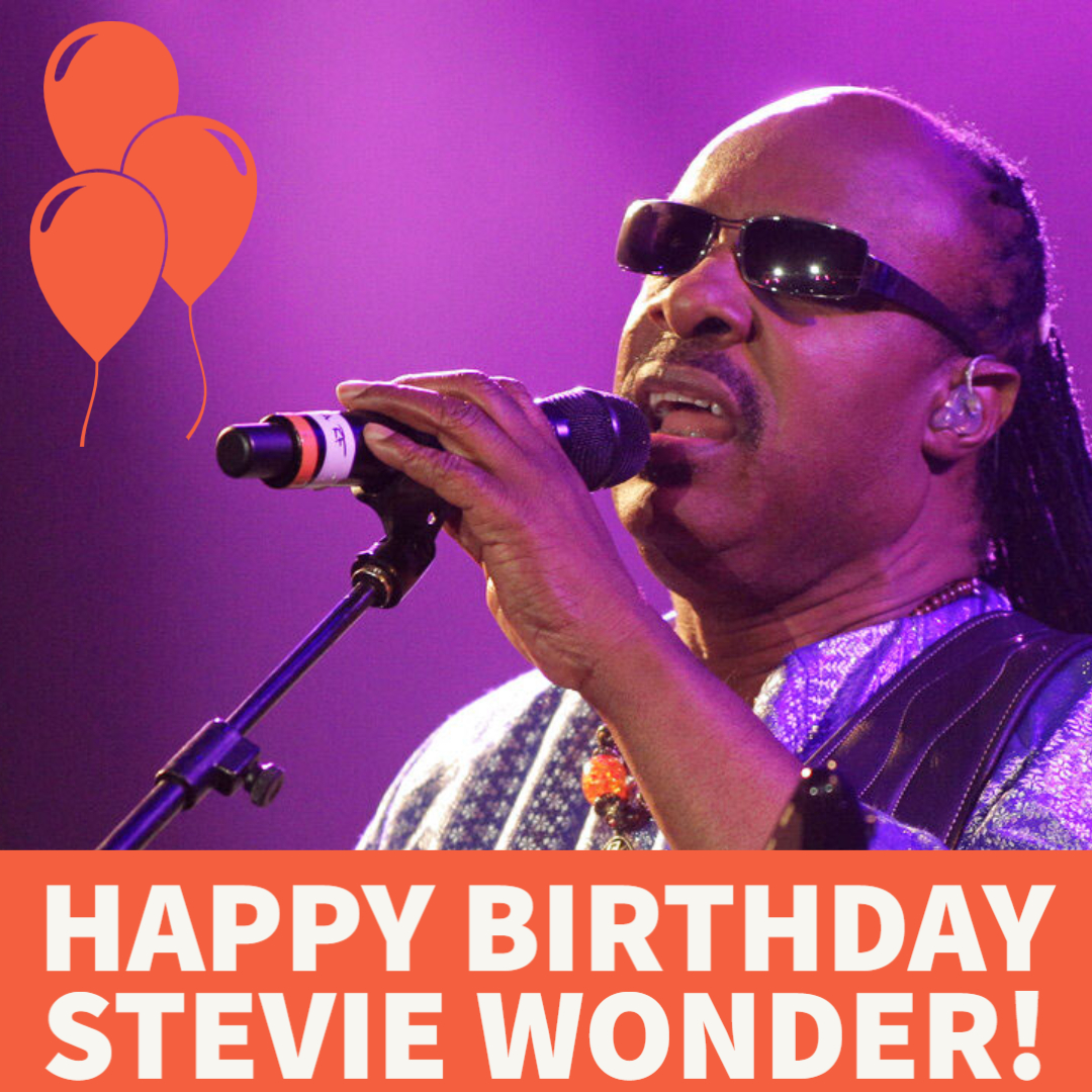 🎂HAPPY BIRTHDAY!🎂
Saginaw native singer Stevie Wonder turns 7⃣4⃣ today.