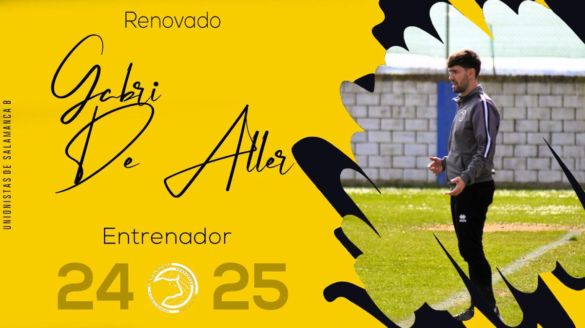 📌 RENOVACIÓN | Gabri de Aller continuará una temporada más como entrenador y liderará el nuevo proyecto del filial para la campaña 24/25. #ConstruyendoUSCF🏗️