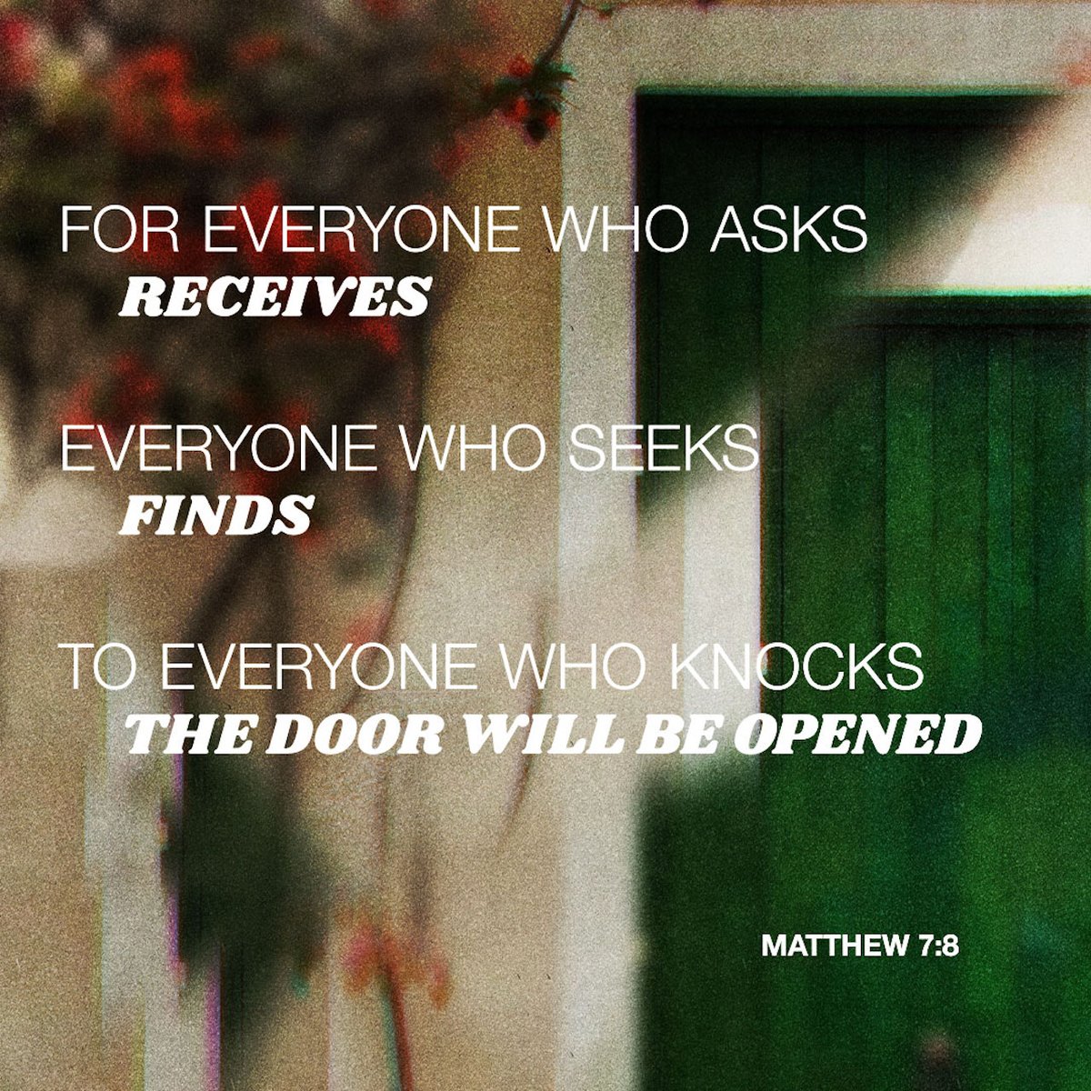 Matthew 7:8