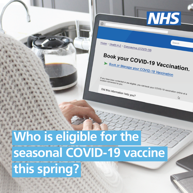 Anyone aged 75 or over, or who has a weakened immune system, can now book their seasonal COVID-19 vaccine online or on the NHS App. You don't need to wait to be invited. Find out more and book ➡️ nhs.uk/book-vaccine