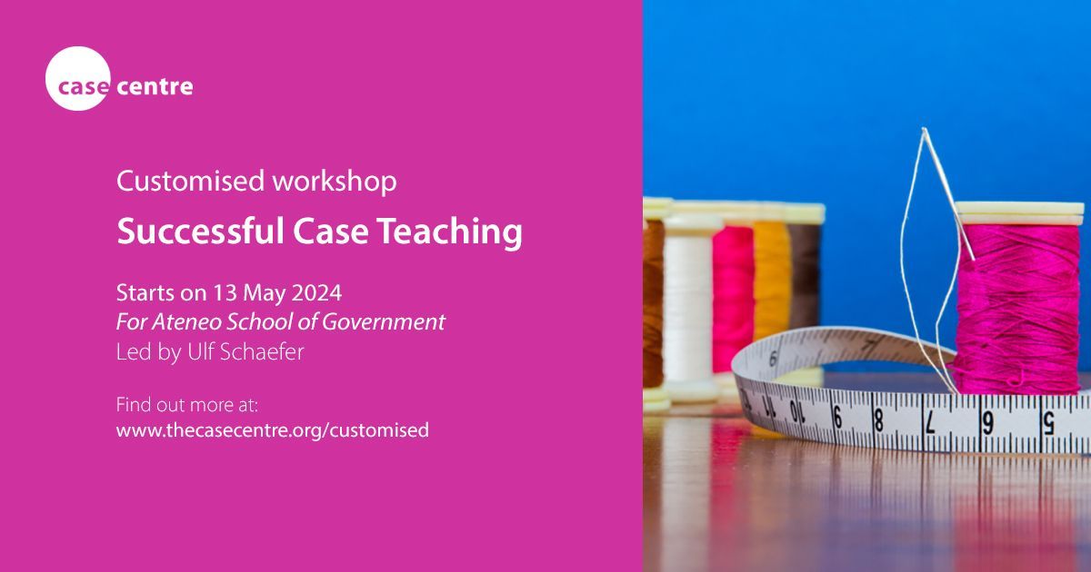 A warm welcome to @ateneodemanilau 🇵🇭 faculty joining us online for a #caseteaching customised workshop with case expert Ulf Schaefer. Find out more about our customised events 👉 thecasecentre.org/customised #caseworkshop #casesupport @cases_hannah