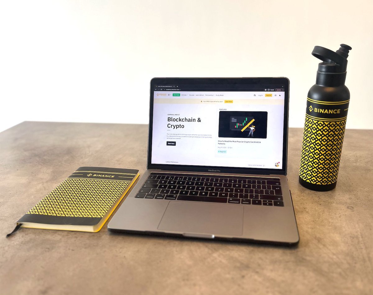 binance's tweet image. What are you learning on #Binance Academy this week?