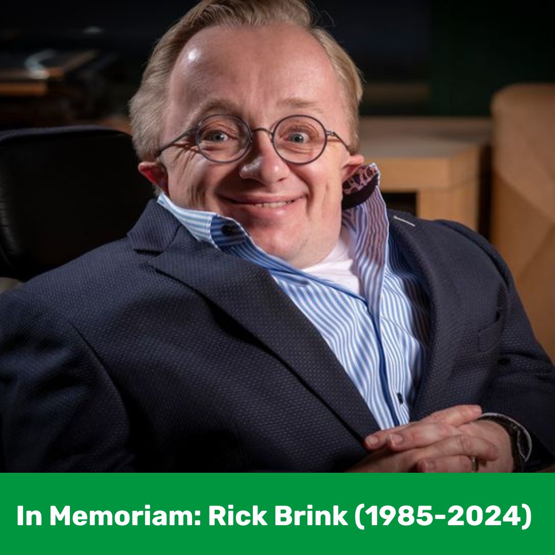 Op zaterdag 11 mei jl. is Rick Brink plotseling overleden. Nederland verliest hiermee een krachtig voorvechter van belangen van kinderen en volwassenen met een handicap en een heel bijzonder mens. 

In Memoriam: Rick Brink (1985 - 2024) ➡️ gehandicaptekind.nl/nieuws-en-verh…