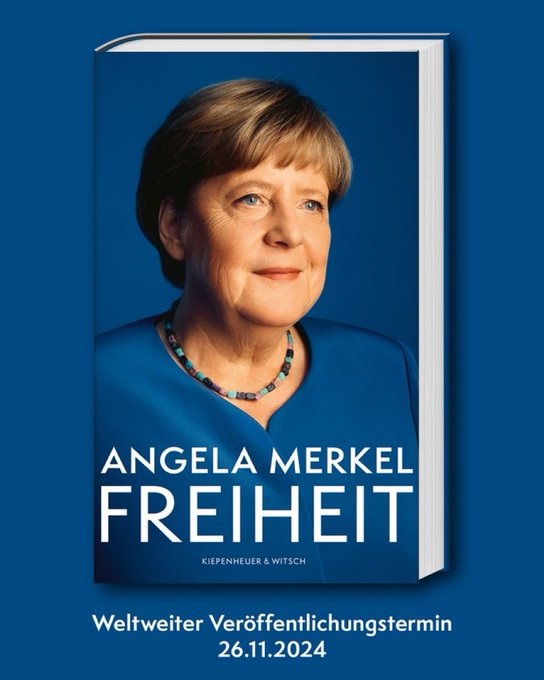 proradioman's tweet photo. Der Titel von #Merkel s Buch ist raus. Schlicht &amp; wichtig zugleich. Und richtig. 
Nicht vom allgemeinen Hass der #noafd Fraktion &amp; "aufgeklärten" Dauernörgler anstecken lassen. Die Kanzlerin war etliche Jahre Garant eines guten Ansehens Deutschlands in der Welt. https://t.co/szmDlg1ixF