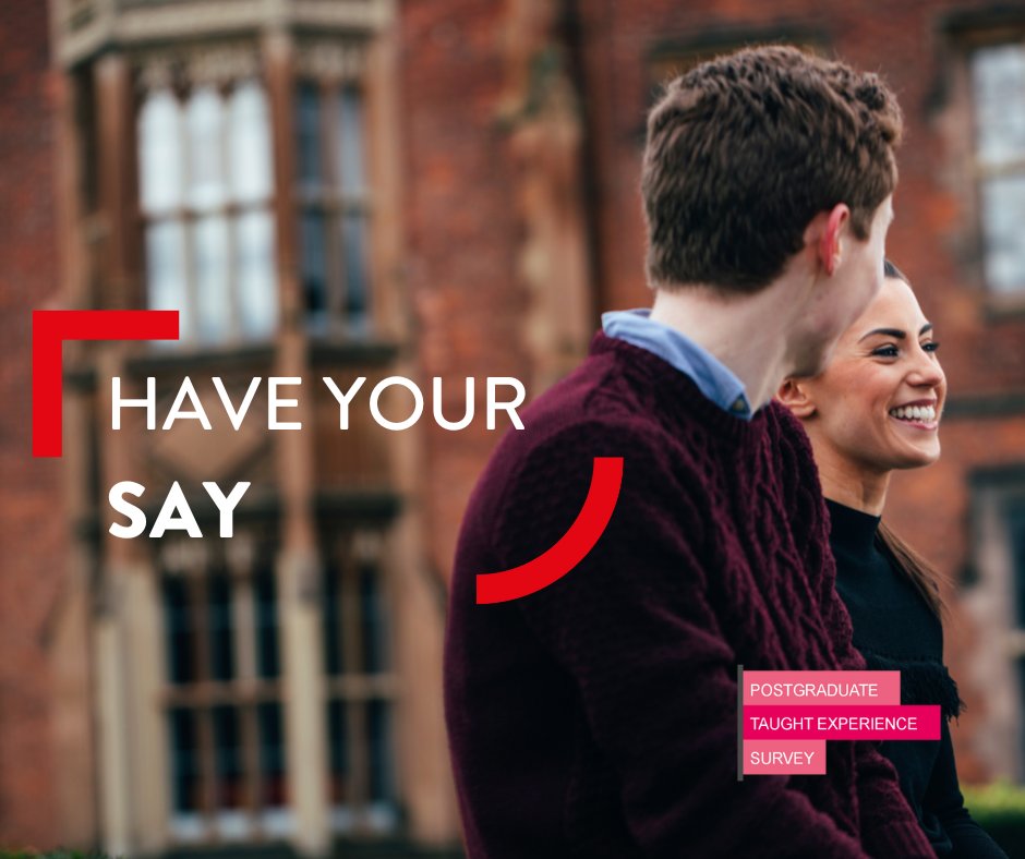 📣 #HAPPMasters students 📣 Don't forget to complete the Postgraduate Taught Experience Survey to help us improve our services! When you complete, you are entered into a draw to win a £400 voucher of your choice 🤑 📅Complete the survey by 19/05 👉 ow.ly/LPyq50QyIOZ