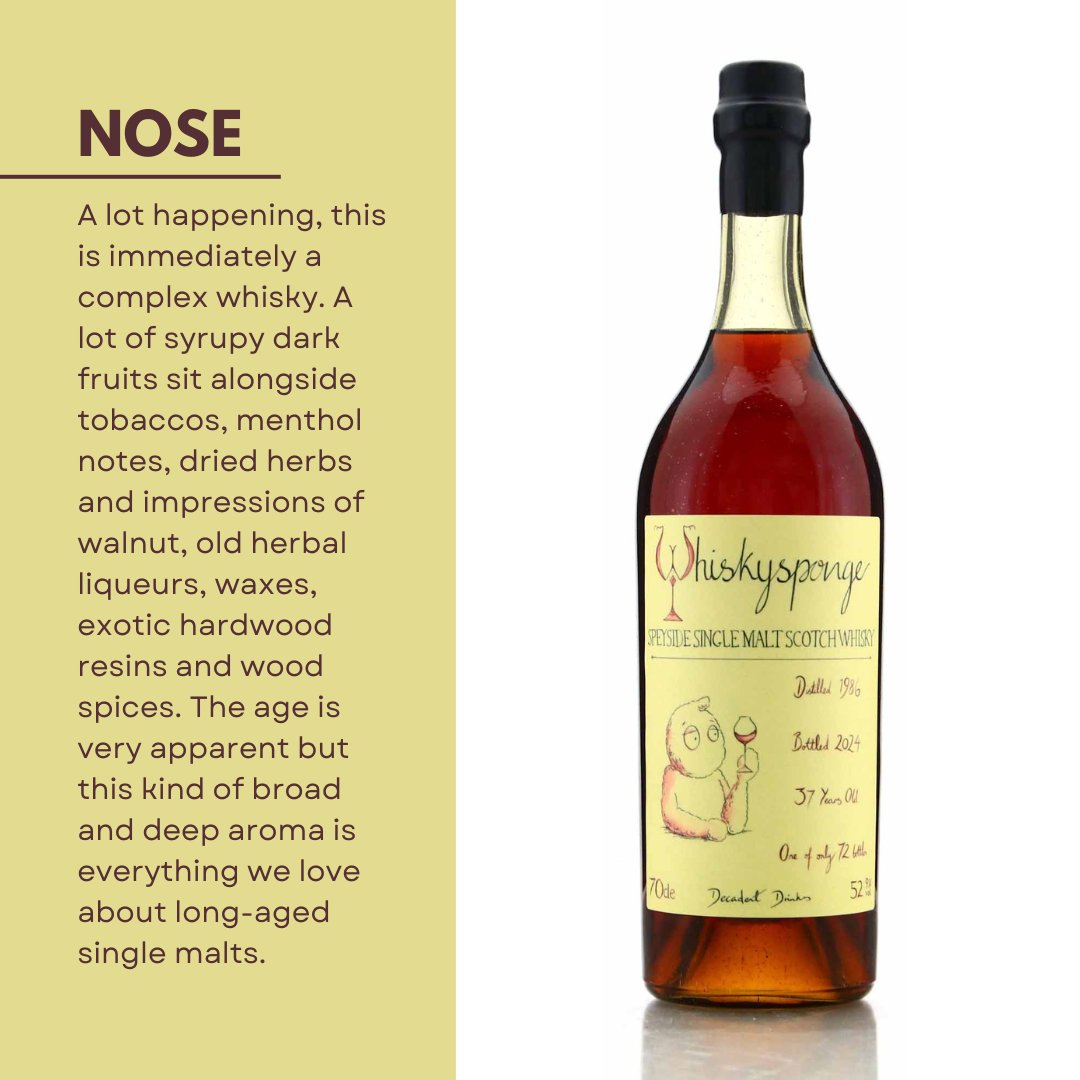 This Cragganmore whisky has undergone a fascinating journey, maturing for 30 years in refill wood, 5yrs in fresh port, 2yrs in a second fill barrel. The result? A beautifully balanced, rich and fruity dram, reminiscent of a refill sherry maturation - launching May 24th!