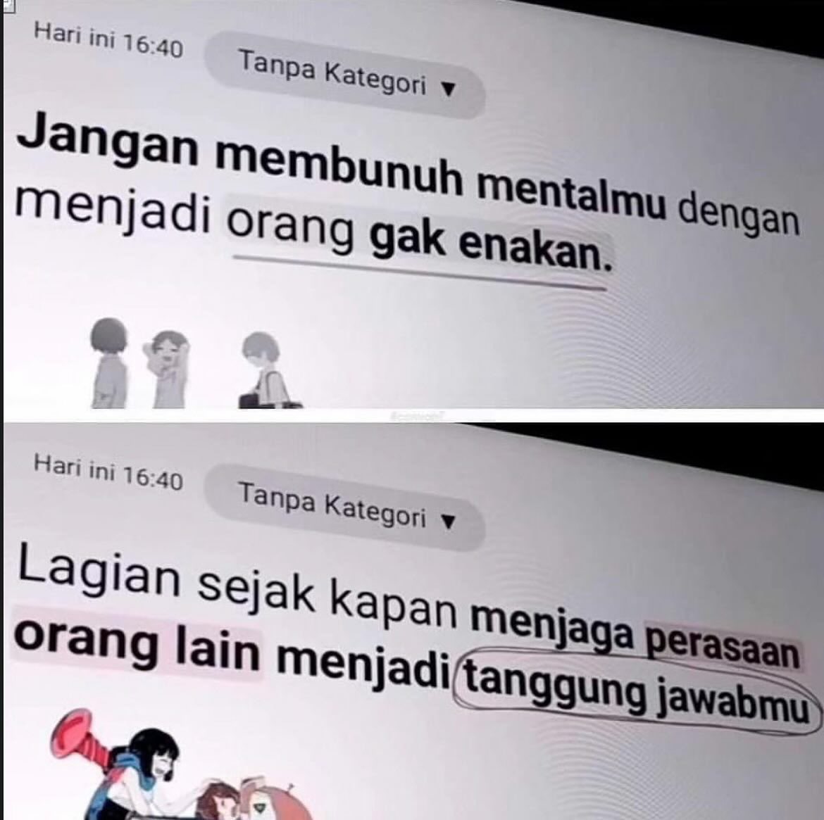 Cobain deh utk bilang NO, dan rasain dampak positifnya ke diri sendiri 😋