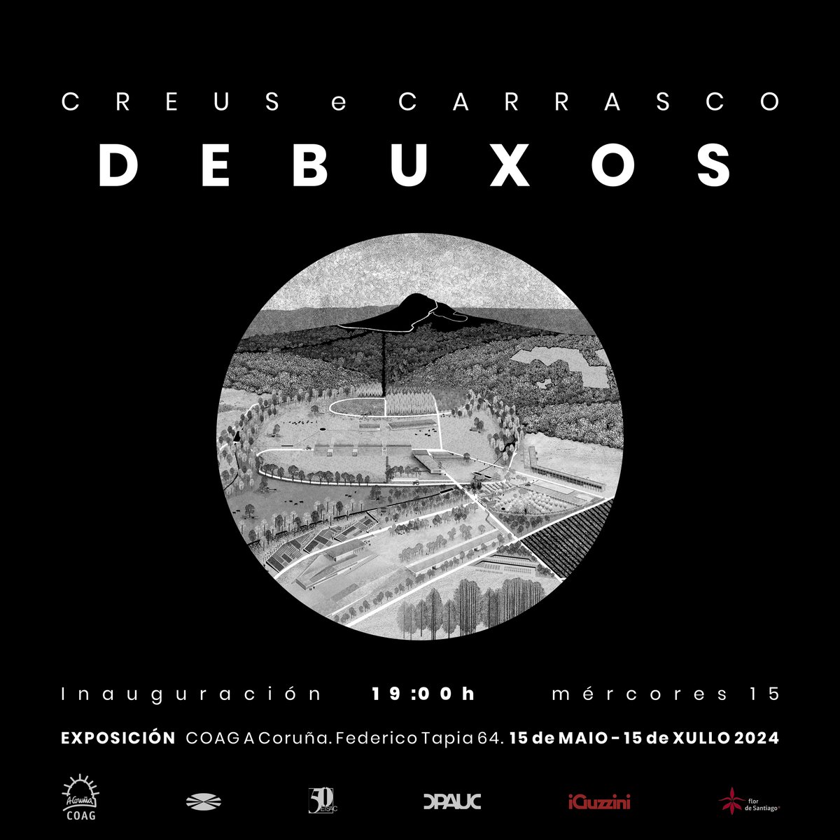 Notición!!! O mércores 15 de maio, ás 19:00h, na Delegación da Coruña @COAGcoruna inaugúrase a exposición CREUSeCARRASCO debuxos, dos arquitectos Xan Creus e Covadonga Carrasco. Rúa Federico Tapia 64, A Coruña. @arquitectosCOAG  @etsac_udc @BibETSA @fetsac @CREUSeCARRASCO @CSCAE