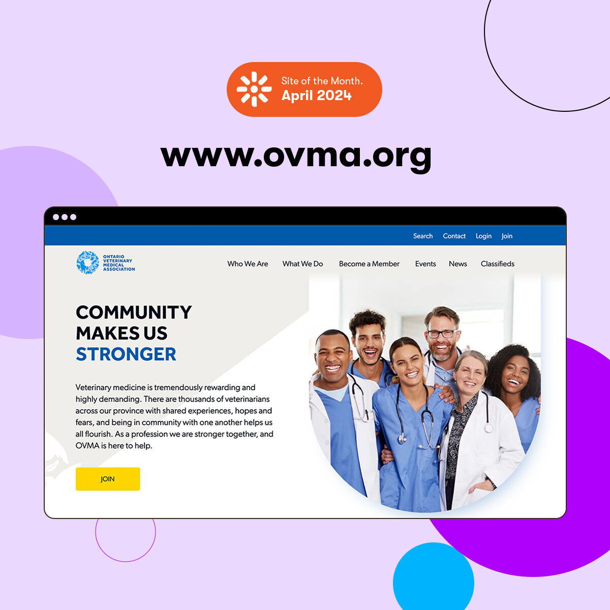 🐾 Site of the Month: OVMA teamed up with Inorbital to transform their website and intranet portal. Explore this and other Site of the Month winners today 👉 link.kentico.net/4a5xPqA 

#SiteOfTheMonth #digitaltransformation #DXP #CMS