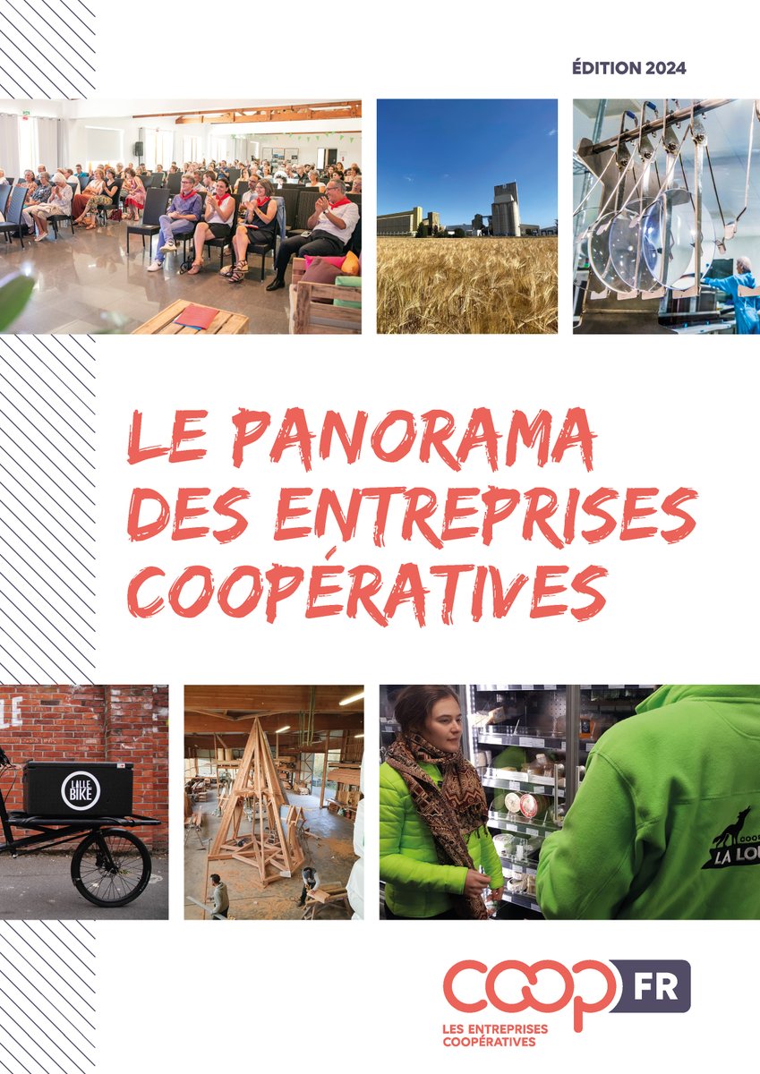#PanoramaCoop L’édition 2024 du Panorama des entreprises #coopératives réalisé en partenariat avec l’Observatoire national d’@ESS_France est disponible ! 🚀En France, les 𝟮𝟮 𝟰𝟭𝟬 𝗲𝗻𝘁𝗿𝗲𝗽𝗿𝗶𝘀𝗲𝘀 𝗰𝗼𝗼𝗽𝗲́𝗿𝗮𝘁𝗶𝘃𝗲𝘀 emploient 1,3 million de salariés, soit 4,8% de