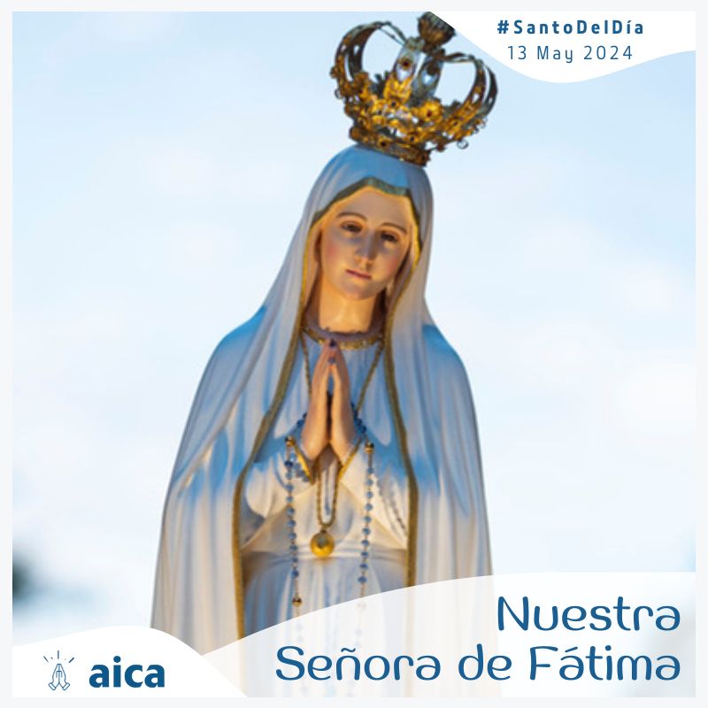 #Santoral #SantoDelDía Nuestra Señora de Fátima #RuegaPorNosotros #Fátima #FelizDía #13deMayo 
Nuestra Señora de Fátima
ow.ly/MwTb50RCXLw