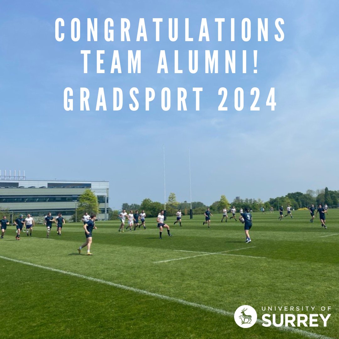 We're delighted to announce that Team Alumni took the crown at GradSport this weekend! 👑 Glorious sunshine, great vibes and victory for our team- what more could you ask for? Thank you to everyone who helped make the event so memorable 👏 #foreversurrey
