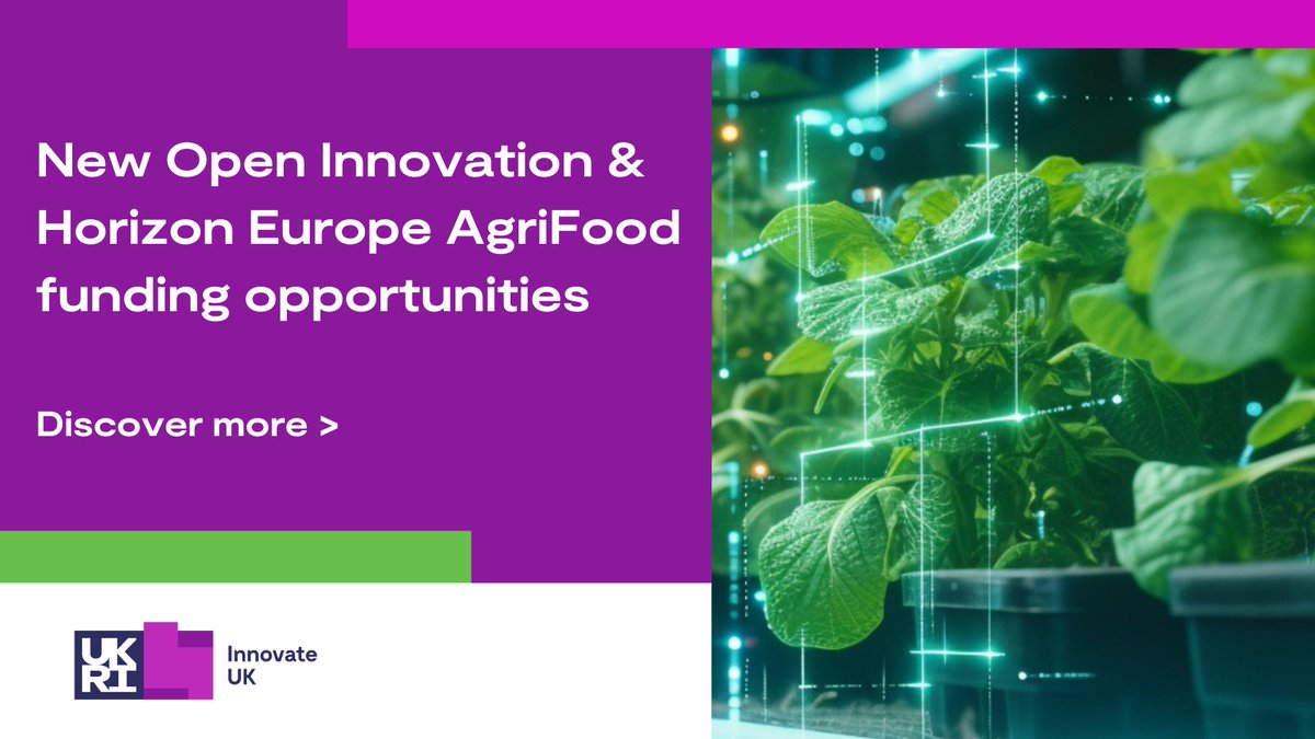 Apply now for these #HorizonEurope #AgriFood funding opportunities for UK businesses to find partners and finance your innovative projects whilst working with collaborative European companies🌻: ow.ly/VjtG50RE8hC