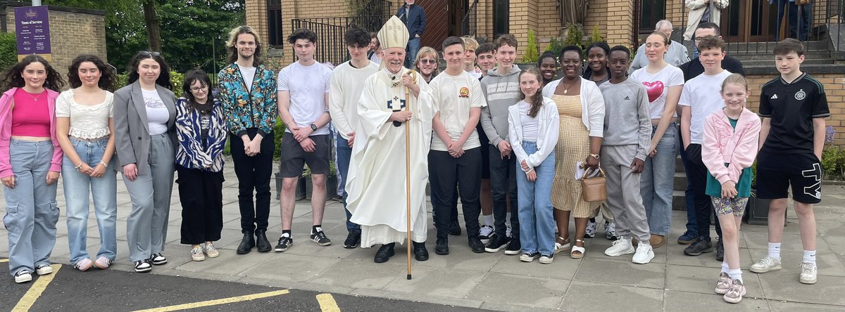 Busy weekend - Archbishop Nolan, visiting the parish. He met new parishioners - some stalwarts - Judith “aff the telly” - T bar ladies & newest parishioner - baby Lily! Ended with the evening youth liturgy - to all our great folks - thanks for welcoming the Archbishop