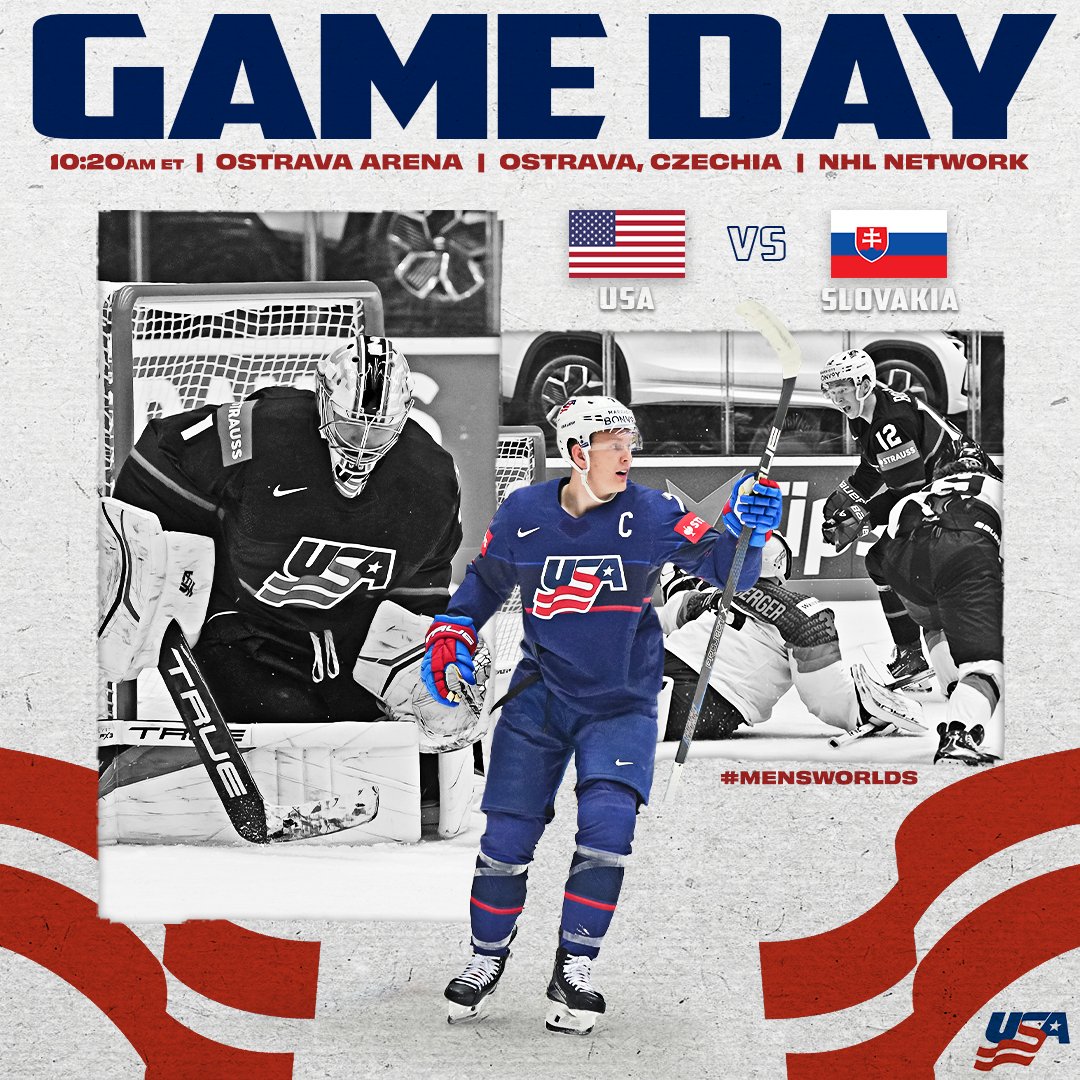 We've got a date with the Slovaks today. Tune in at 10:20a ET on @NHLNetwork 📺 #MensWorlds Game Preview → bit.ly/4ajzY1K