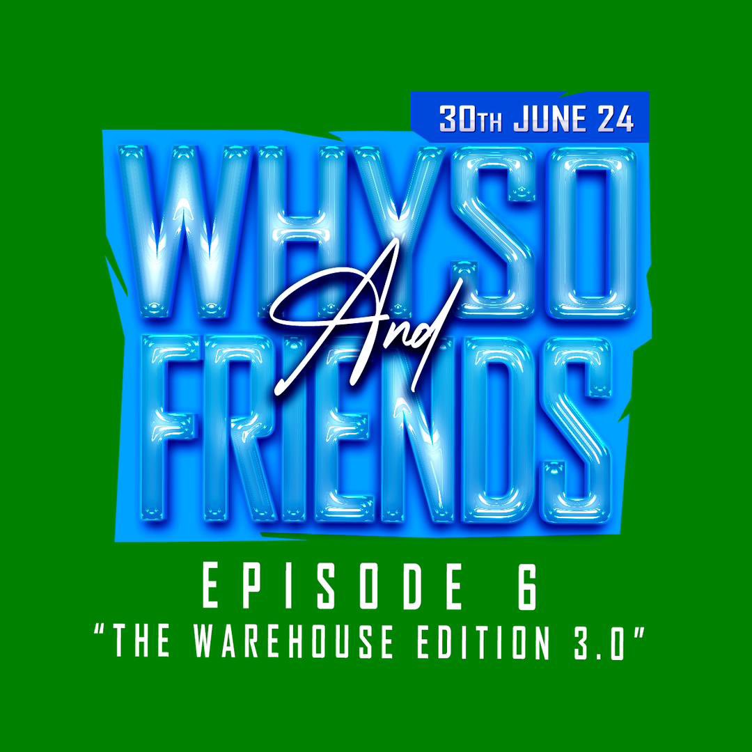 The warehouse is calling 🥶 #WhysoAndFriends Invites rolling out soon , stay tuned