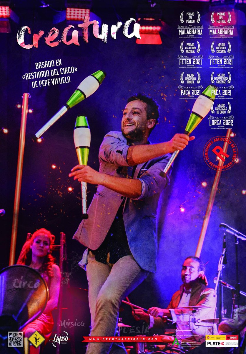 ¡Toma nota! 
El próximo 26 de mayo a las 20H estaremos en Benahavís con Creatura Circus. Parque Torre Leonera 😍 

<a href="/aytodebenahavis/">AytodeBenahavís</a>