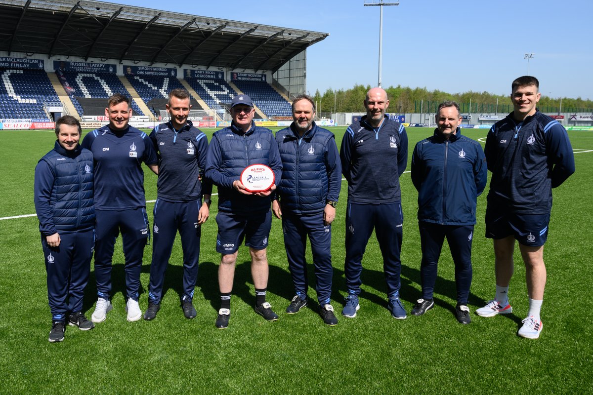 👏 Congratulations to John McGlynn who has been named Glen’s League One Manager of the Month for April! 👉 falkirkfc.co.uk/2024/05/13/joh…