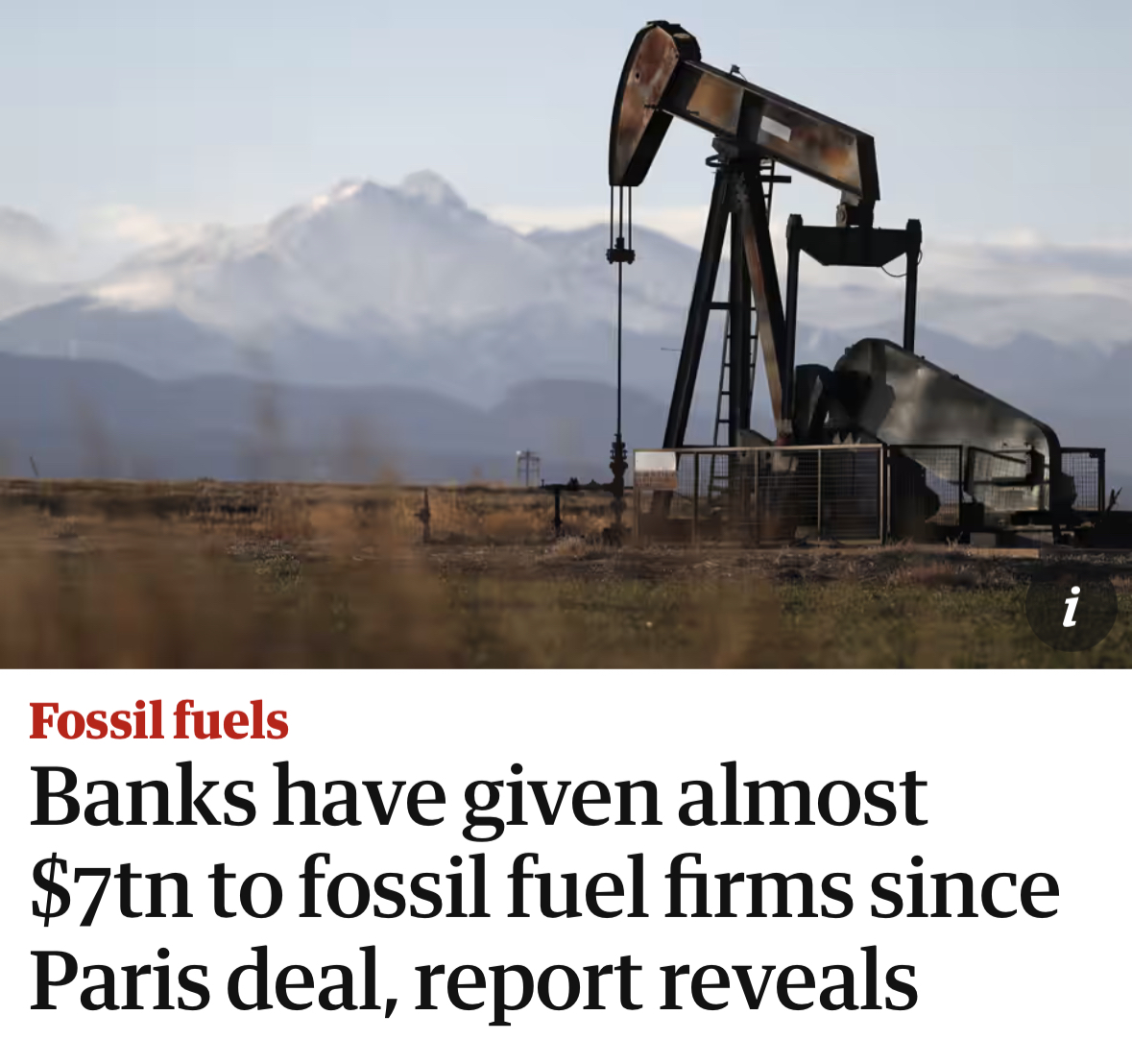 NEW: Banks have given £5.6 TRILLION to fossil fuel companies since the Paris Agreement. Nearly half of this money went towards fossil fuel expansion, while the world's top scientists warn that there cannot be any more coal, oil and gas. They are profiting while the world burns.