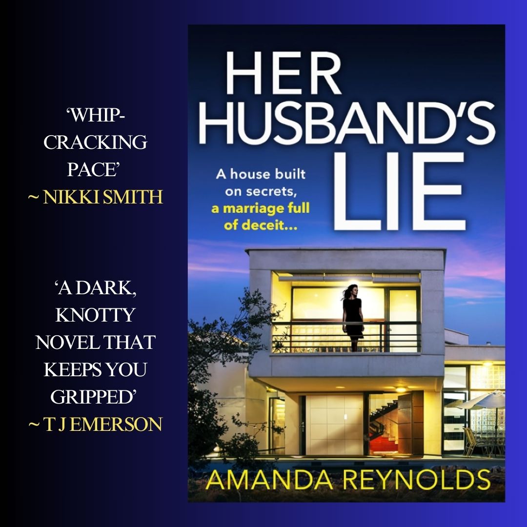 Happy Publication Day @amandareynoldsj🍾🌟 The disappearance of her husband takes Nicole on a dangerous journey to uncover the secrets of the Glasshouse but the more she learns, the more she comes to doubt the man she thought she knew... #HerHusbandsLie is out now!