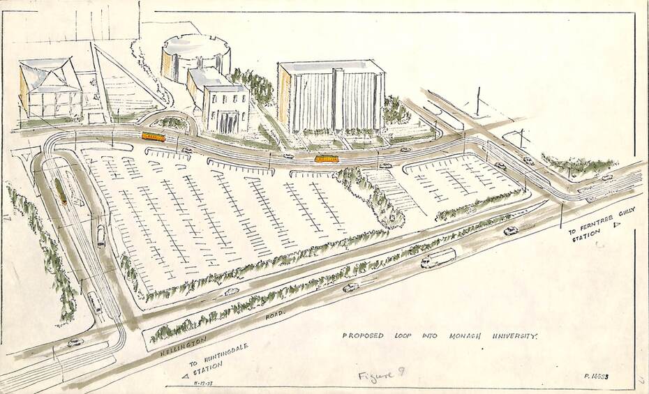 locksmith_1998's tweet image. Check out this wacky MMTB concept for light rail to Monash Uni