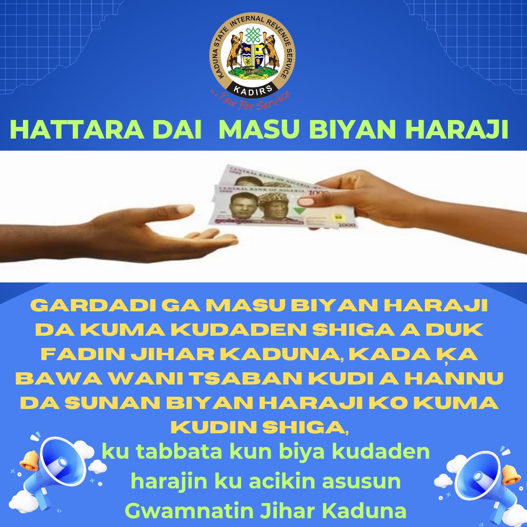 Kaduna State Internal Revenue Service (@kadirsgovng) on Twitter photo 2024-05-13 10:10:16