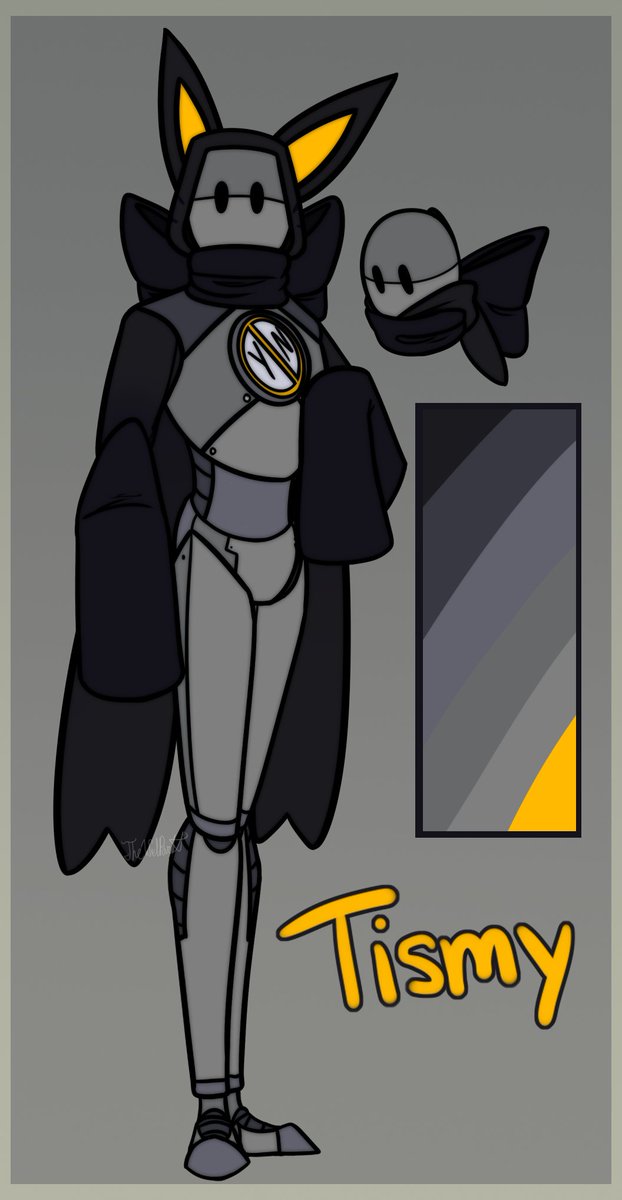 TPartist's tweet photo. #ton #terrorsofnowhere

Here is a own little muse for TON/BTN if I don't wanna draw my sona or need a background character to draw.

Think of them as a Y/N in a way? So they'll be shipped with a lot of characters. They are the default robot for vrchat. https://t.co/XWYeg3yU1W