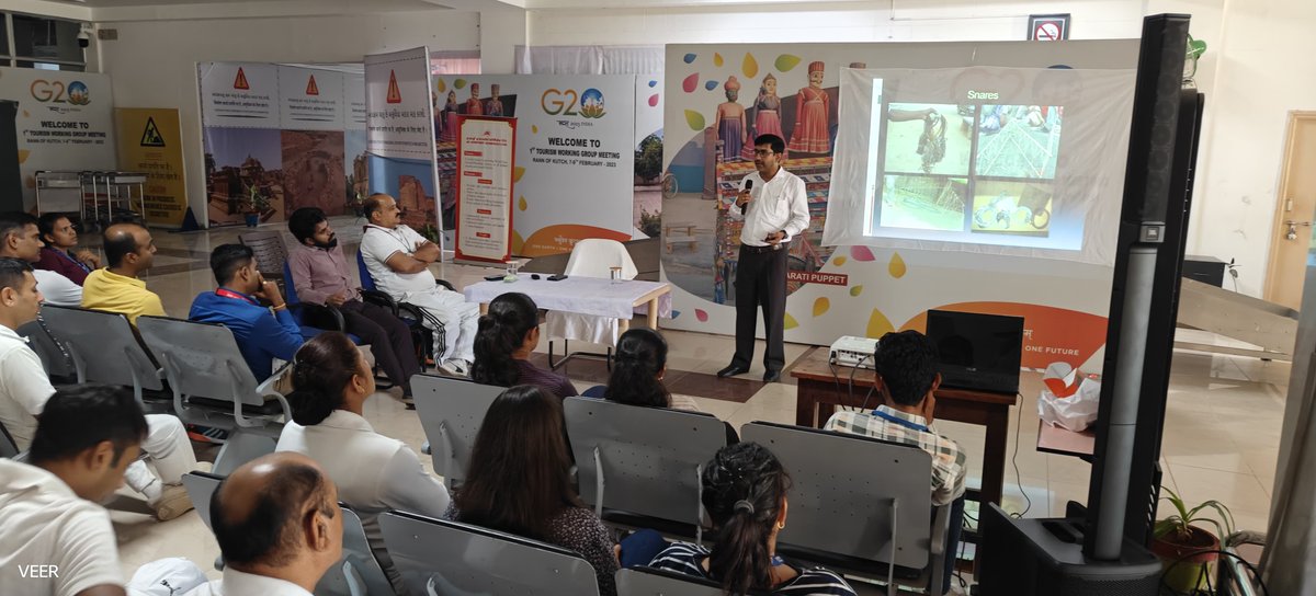 WCCB officials #sensitized #CISF officials on “Wildlife Crime Scenario, overview of the #Wildlife (Protection) Act, 1972 etc” at #Bhuj Airport, Gujarat on 6th May 2024 attended by 40 officials.