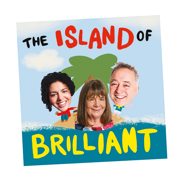 🏝️ The one and only #JuliaDonaldson joins @frankcottrell_b and his podcast partner, illustrator and children’s author @NadiaShireen for a live recording of The Island of Brilliant, where they discuss the magic of creating unforgettable stories. #TheGruffalo #ChildrensAuthor