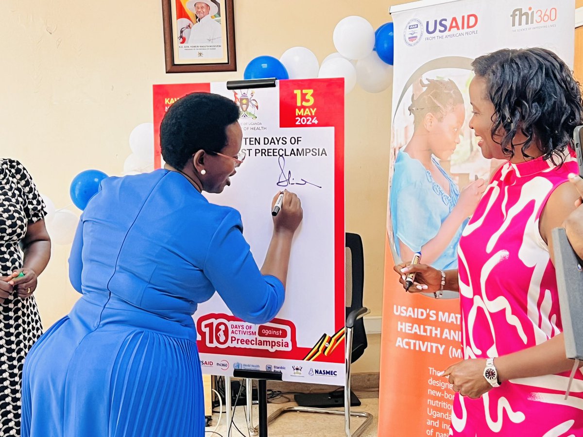 Today, @KawempeNRH with partners under the Corporate Society for Safe motherhood have launched a 10-day campaign spotlighting the growing threat of preeclampsia, which has now eclipsed as a primary cause of maternal deaths. Emphasis should be put on importance of early…