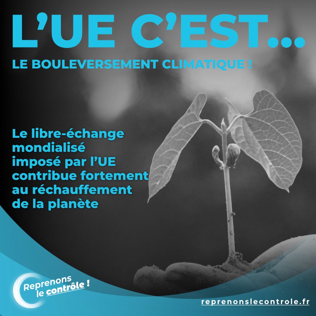 @BesoindEurope @pcanfin C’est certain. 
Fin de l’agriculture française et bouleversement climatique. Rien que du bon dans l’UE ! #ReprenonsLeContrôle