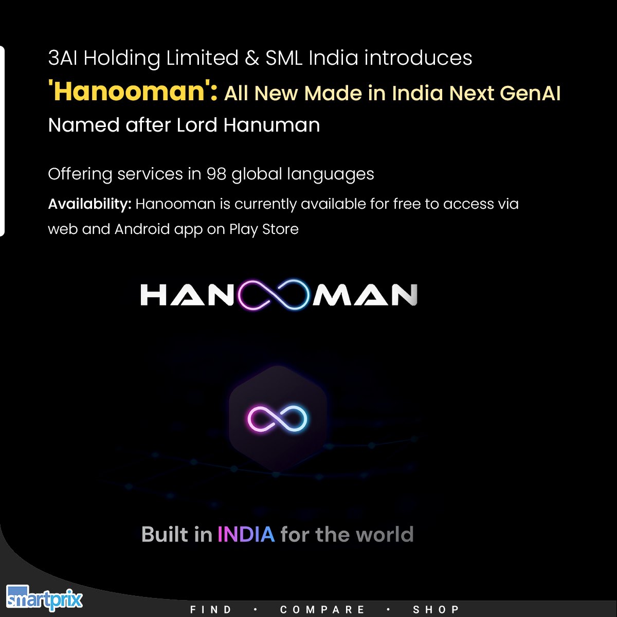 India’s newest GenAI platform ‘Hanooman’ is here smpx.to/S5XC0H

#Hanooman #AI #artificialinteligence