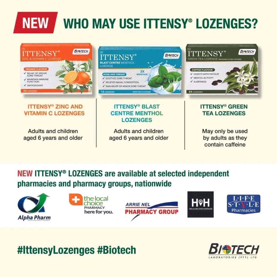 Keep your energy steady and your mind sharp with ITTENSY® Green Tea Lozenges throughout the day! #ittensyCare #ittensyWellness