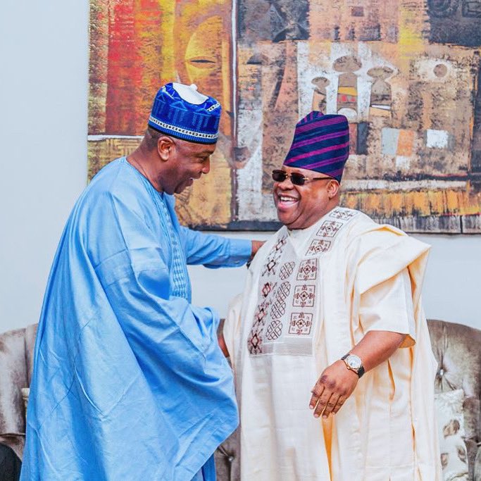 My dear brother and friend, Senator Ademola Adeleke @AAdeleke_01, the Governor of Osun State, has a unique and effective approach to leadership. With a humane touch, mixed with astute political acumen and a keenness to carry everyone along — he has decisively steered the affairs