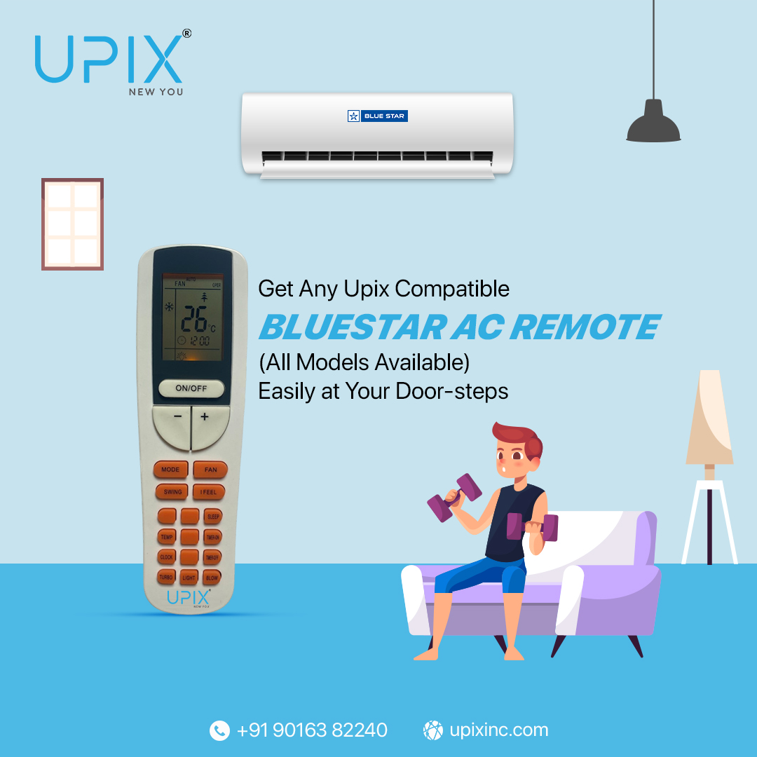 Need a new Bluestar AC remote? Upix®️ has got you covered. Order online and enjoy quick delivery, so you can control your comfort with ease.
.
To know more, visit- upixinc.com or WhatsApp Now wa.me/919016382240
.
#upixinc #ACRemoteDelivery #ComfortDelivered