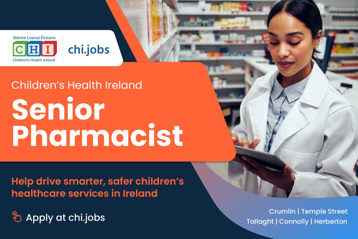 Be part of providing a high-quality service, promoting the best clinical, safe, and cost-effective use of medicines resulting in safer and better outcomes for patients. Applications are invited for the role of Senior Pharmacist. Learn more and apply at: ow.ly/bqXo50RE9yn