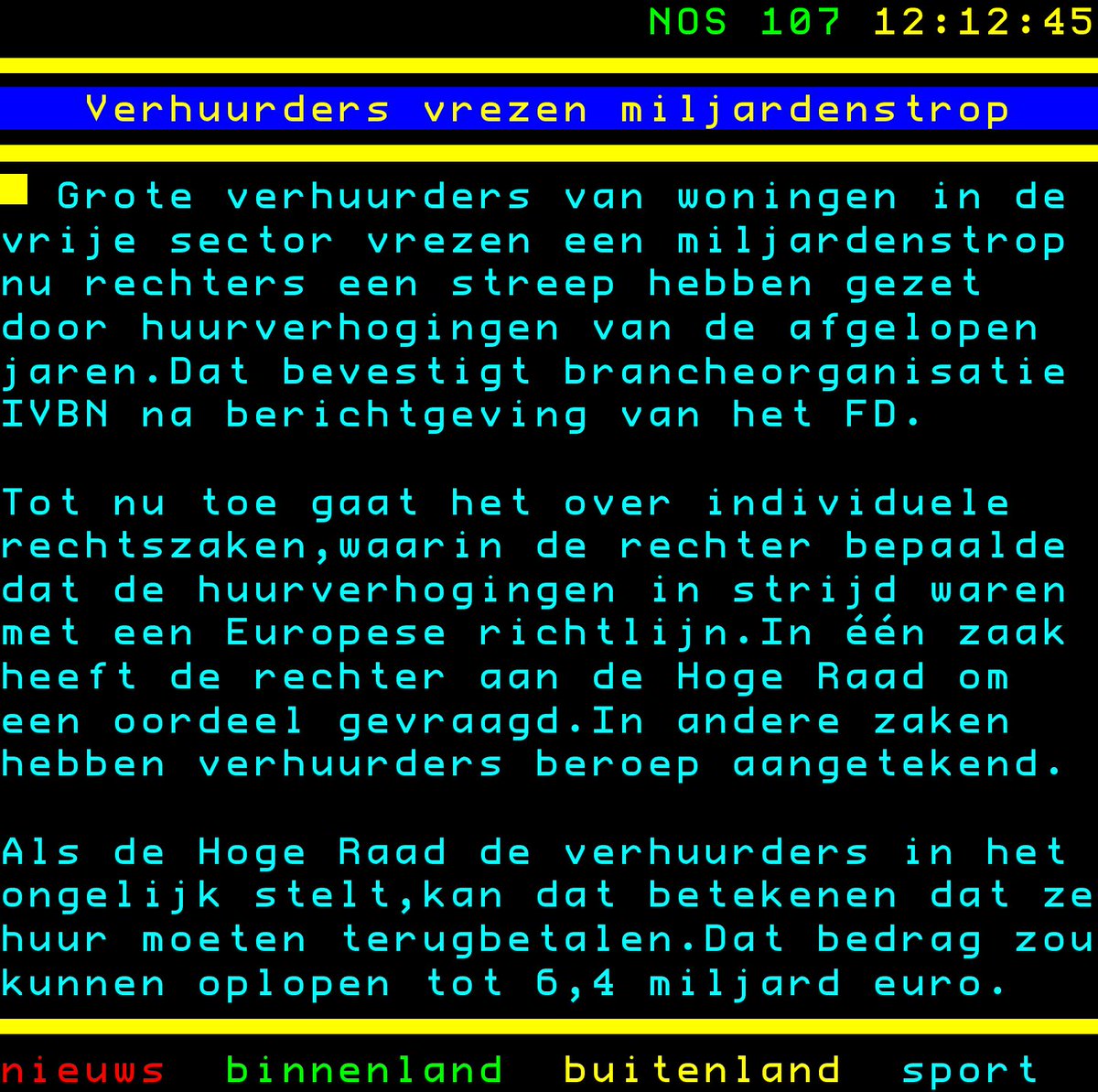 De VVD is de hoofdschuldige van dit beleid geweest, ze hebben de hele huursector naar buitenlandse bedrijven verkocht want die zagen winst in het beleggen van woningen, ze moeten het verschil maar bij de VVD halen als veroorzaker van dit probleem.