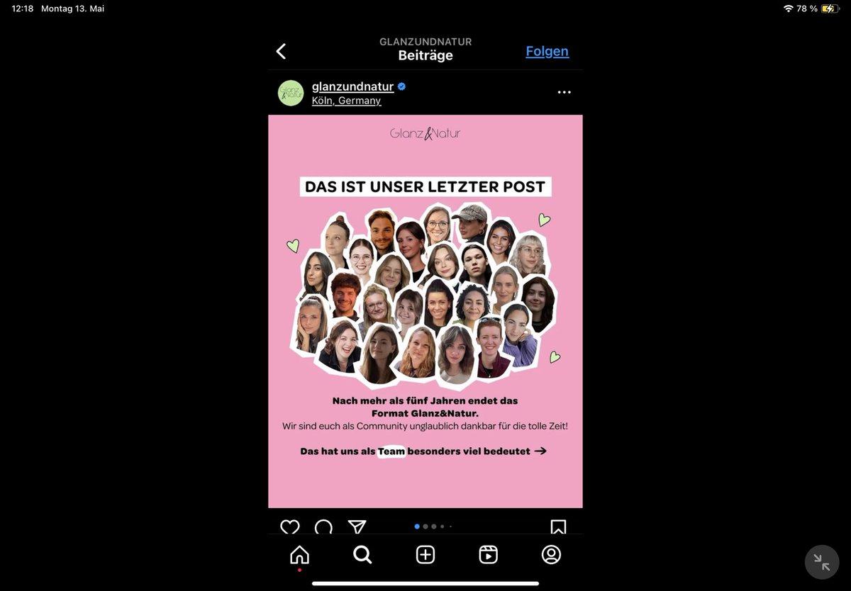 @glr_berlin Vielleicht sollte der ÖRR an so nem Schwachsinn kürzen. 26 Mitarbeiter für eine Seite bei Instagram, die bullshit wie „auch Männer menstruieren“ bringen.