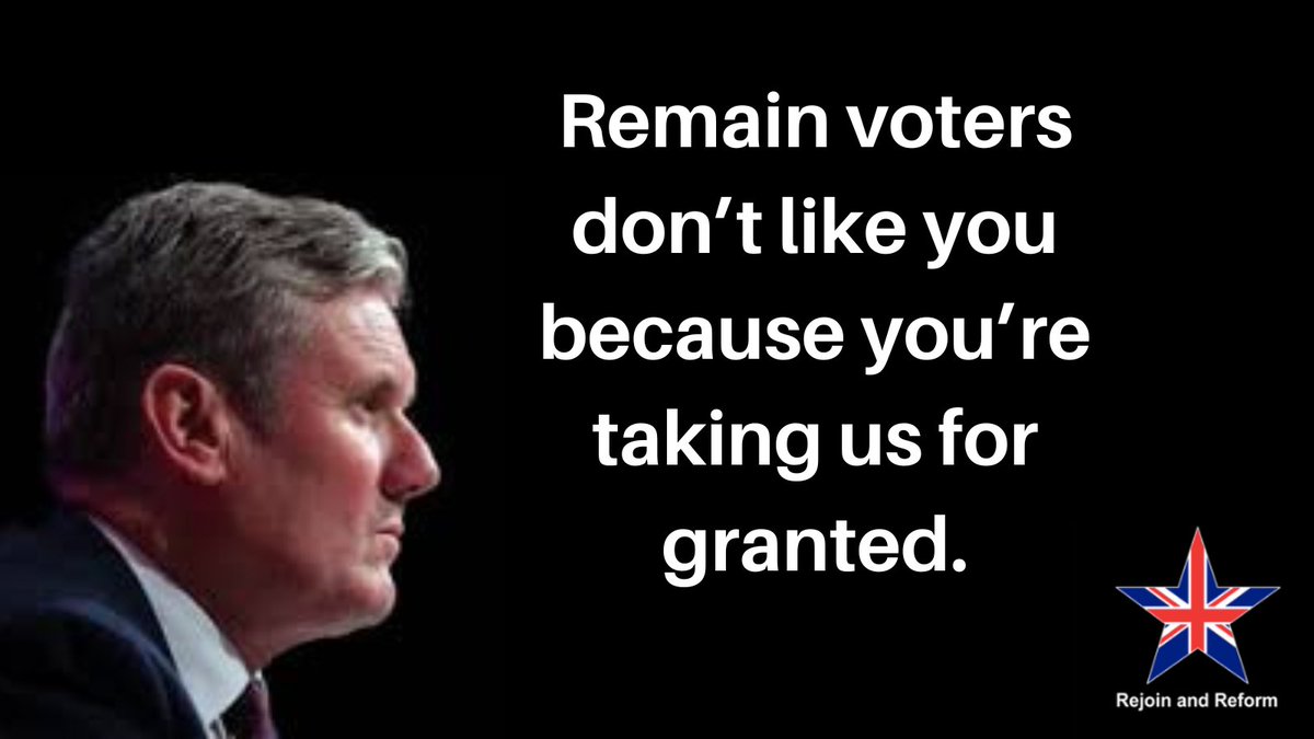 YOU'RE RAISING A FINGER TO US! The majority want to rejoin the EU. You've decided to ignore us. Would you mind telling us why? Even some of the thickest Brexiteers realise that Brexit has been a catastrophe - but not you. #Labour, Britain's next problem? @Keir_Starmer…