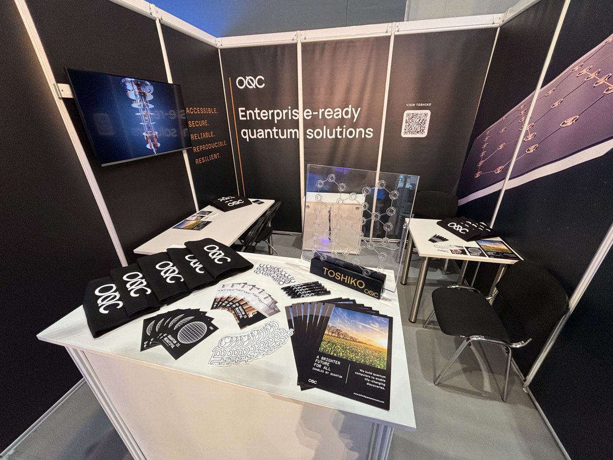 OQC_Tech's tweet image. Our team are ready to meet you all on stand G54 at ISC High Performance 2024!
We look forward to seeing you all there…

#ISC24 #QuantumComputing