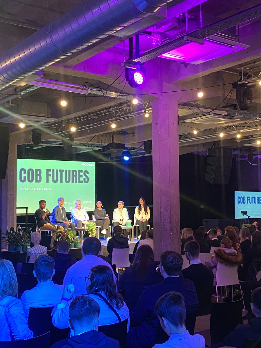 DYWWEST's tweet photo. Hearing from the Green Careers Panel 🎤
#COB24 | @StarRefrig | @BarclaysUK | @ODonnellBrown_ | #COWI
@DYWGlasgow | @DYWLED https://t.co/HQu89AAkse