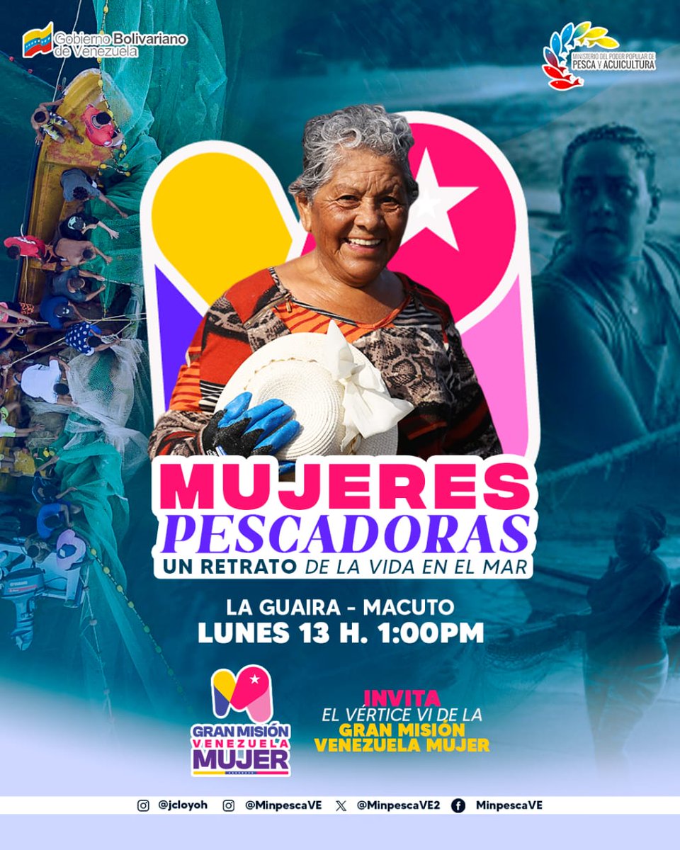 Te esperamos para compartir con nosotras el relato de la vida en el mar @mvenezuelamujer vértice 6 Nuevo sistema de comunicación y calles, redes, medios y paredes 🎤🎙️📝📢