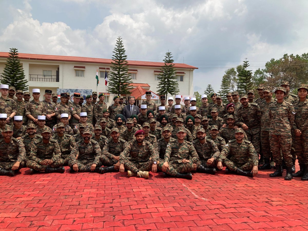 Glad to attend the opening ceremony of #SHAKTI 2024, the largest-ever 🇫🇷🇮🇳 army exercise, at Umroi, #Meghalaya. As decided during President Macron’s R-Day visit, France and India are increasing the complexity and ambition of our joint exercises.