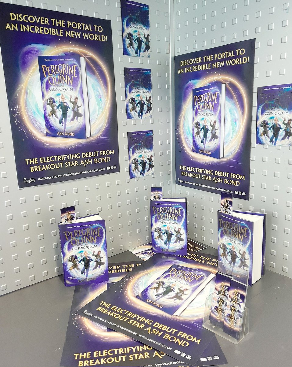 Discover the portal to an incredible new world overflowing with myth and magic in this epic adventure 'Peregrine Quinn and the Cosmic Realm' by debut author Ash Bond! Perfect for fans of Skandar, Percy Jackson and Artemis Fowl... 🌊