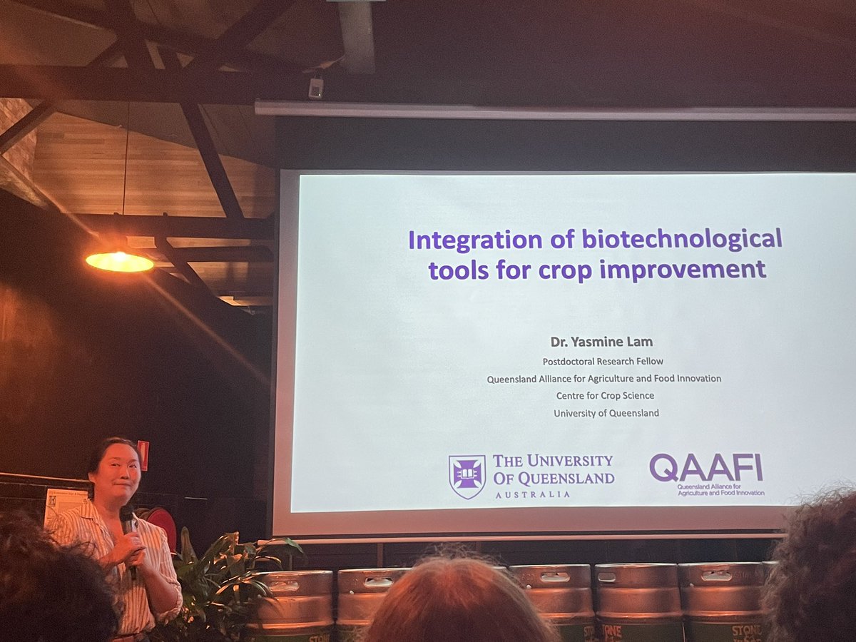 Shanice Van Haeften (@shanice_vanhaef) on Twitter photo Wow is that THE Dr Yasmine Lam talking about how CRISPR can help accelerate crop improvement at this years Pint of Science!? #Pint24 <a href="/YasmineCan/">Yasmine Lam</a> Wow is that THE Dr Yasmine Lam talking about how CRISPR can help accelerate crop improvement at this years Pint of Science!? #Pint24 <a href="/YasmineCan/">Yasmine Lam</a>