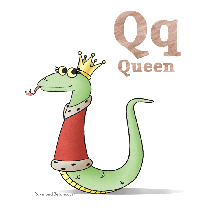 Q is for Queen #AnimalAlphabets @AnimalAlphabets