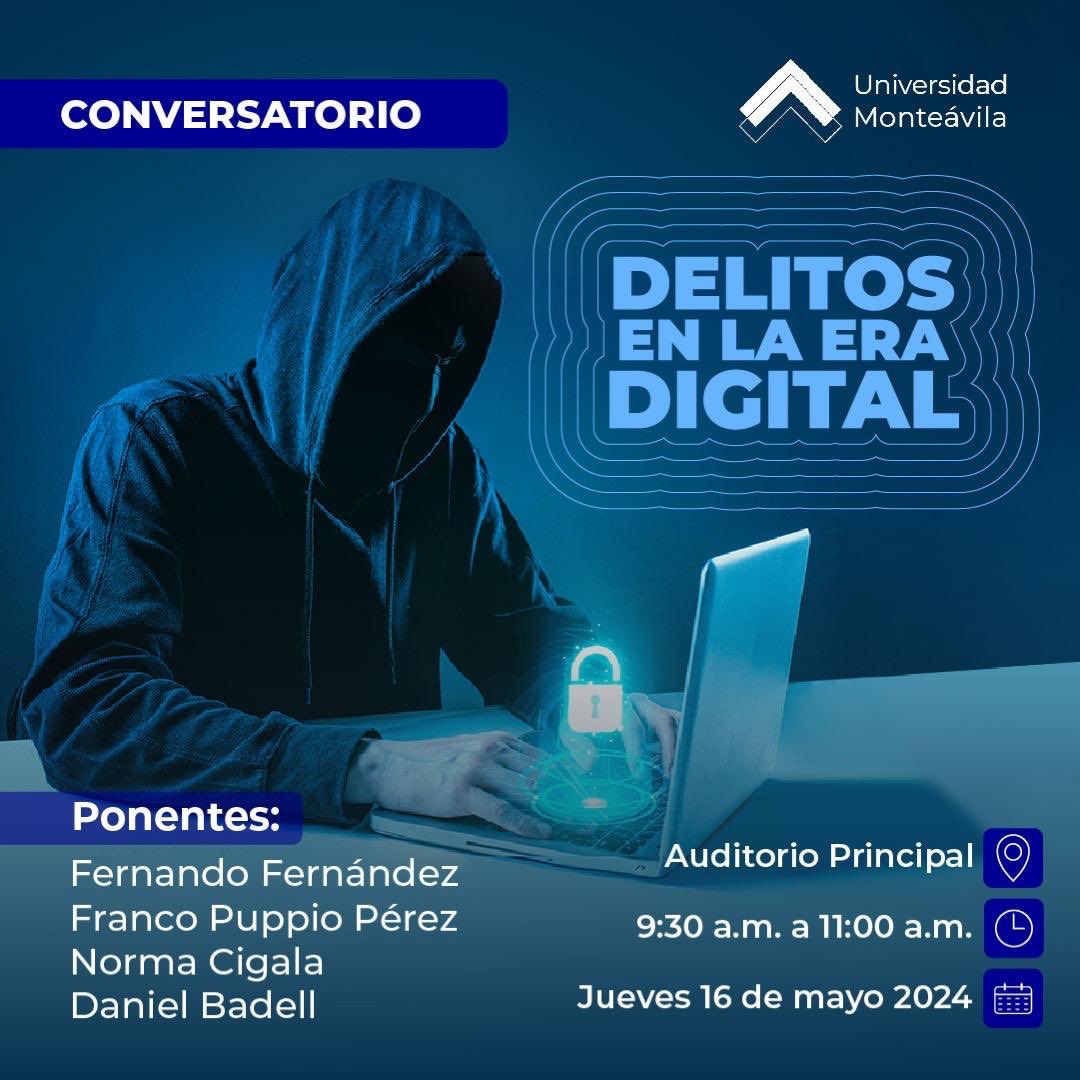 FM_Fernandez's tweet photo. Nuevas tecnologías y delitos. Conversatorio sobre #CriminalCompliance #Litigios #Empresas y otros temas ⁦@CumpliCriminal⁩ ⁦@DhMonitor⁩ ⁦@MonitorIndigena⁩ ⁦@Monteavila⁩ https://t.co/jy1aPTtDB5