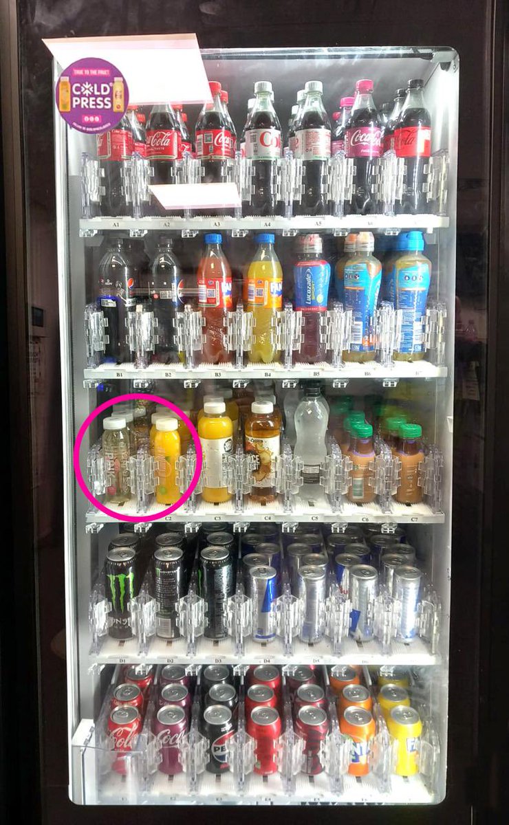 Some exciting Monday news ⚡ - our 250ml Pink Lady or Valencia Orange bottles are now available in Connect Vending's machines! 🍎 🍊
Packed full of flavour, vitamins and nutrients, our juices are the perfect pick-me-up whenever you need to quench your thirst. 😍

#coldpressjuices
